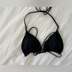 White Fox Swim Tie Bikini Top